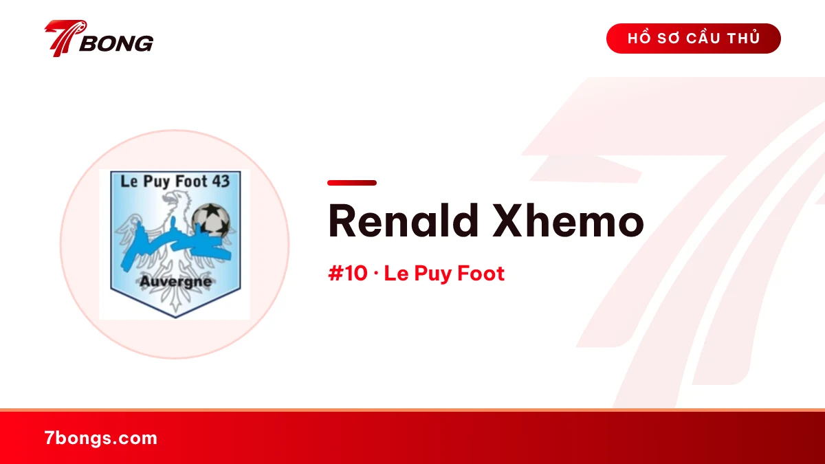 Renald Xhemo — Le Puy Foot