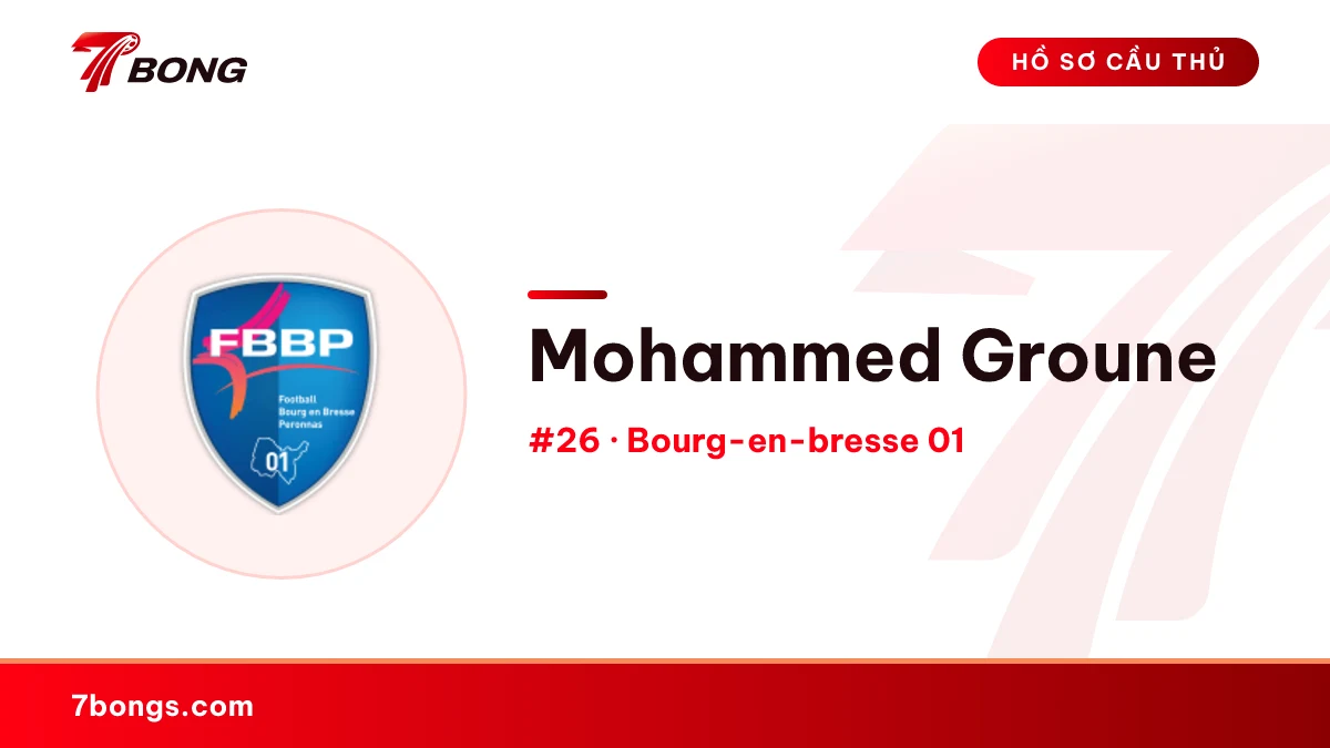 Mohammed Groune — Bourg-en-bresse 01