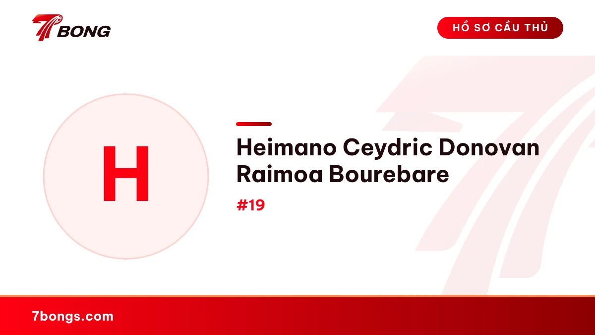Heimano Ceydric Donovan Raimoa Bourebare