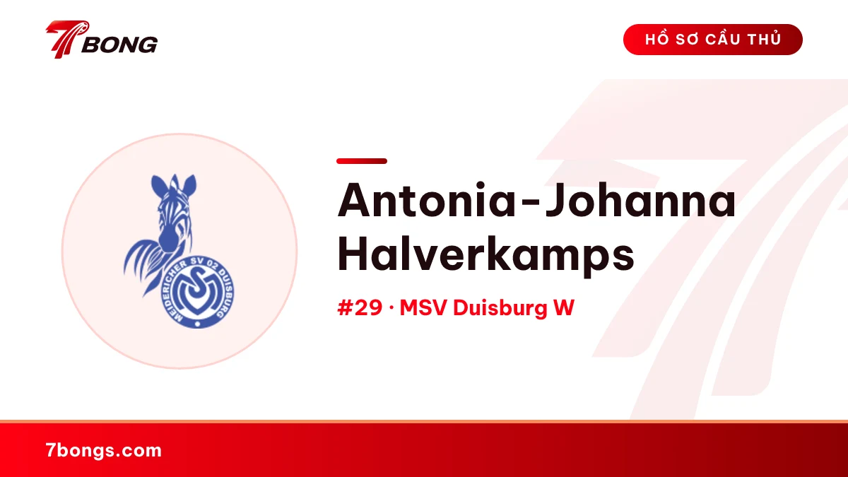 Antonia-Johanna Halverkamps — MSV Duisburg W