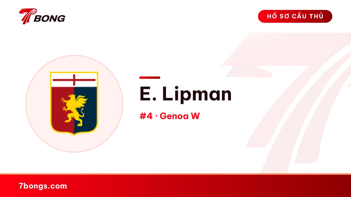 E. Lipman — Genoa W
