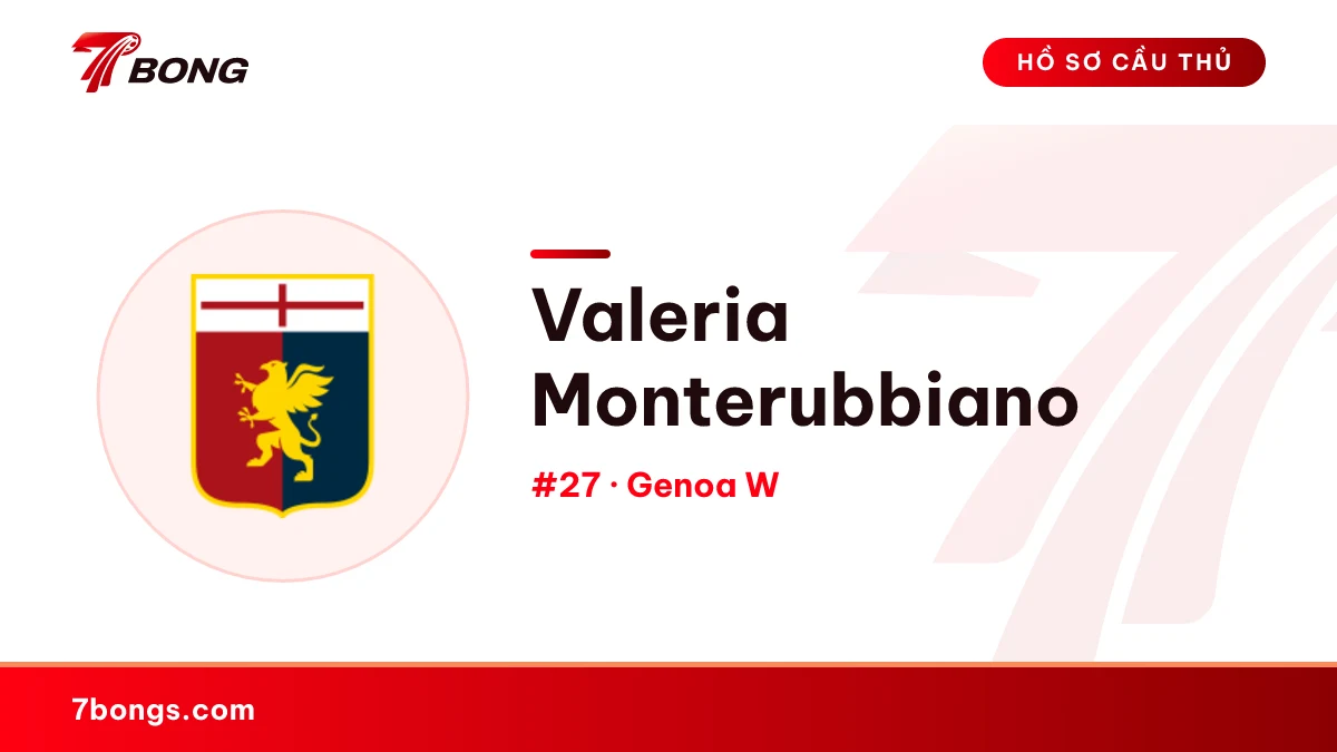 Valeria Monterubbiano — Genoa W