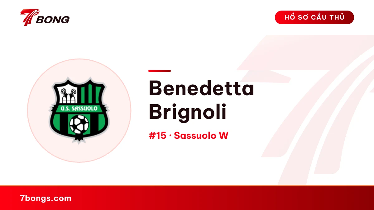 Benedetta Brignoli — Sassuolo W