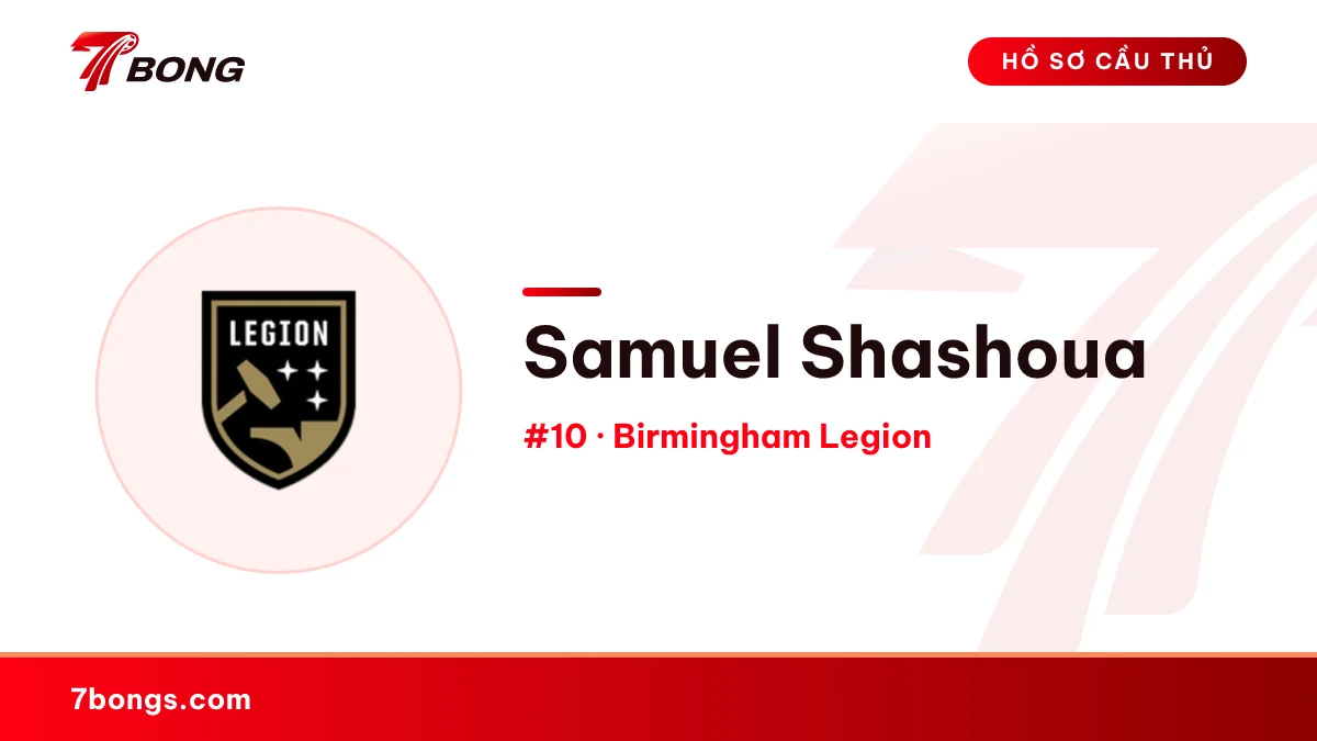 Samuel Shashoua — Birmingham Legion