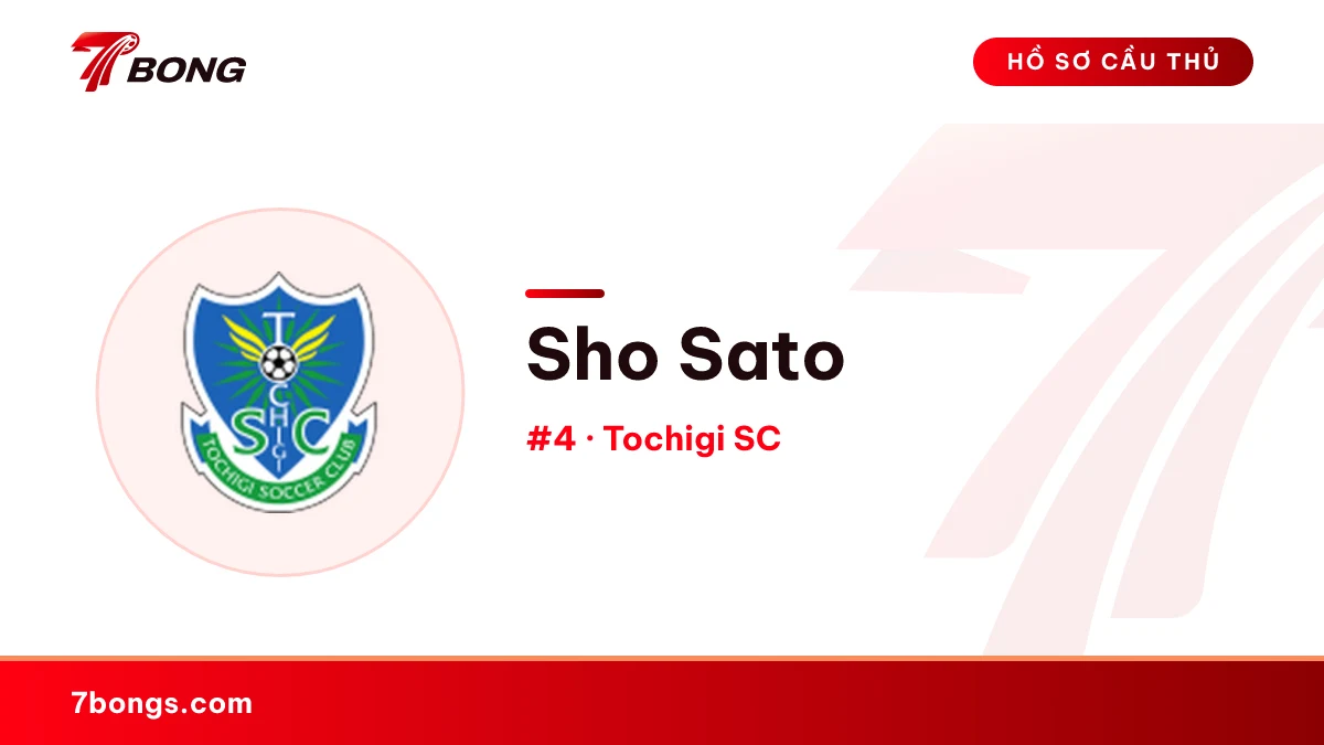 Sho Sato — Tochigi SC