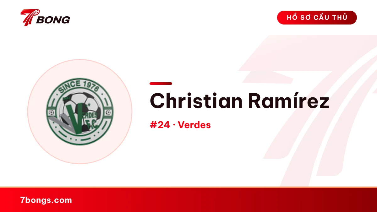 Christian Ramírez — Verdes