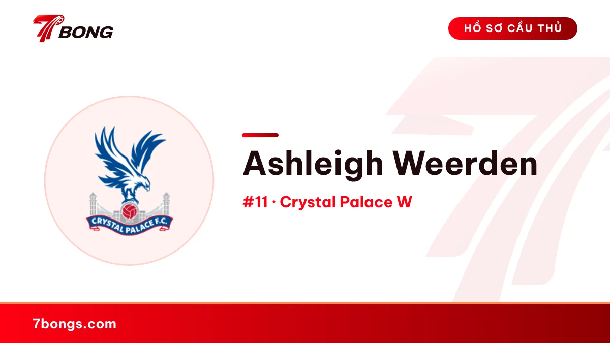 Ashleigh Weerden — Crystal Palace W