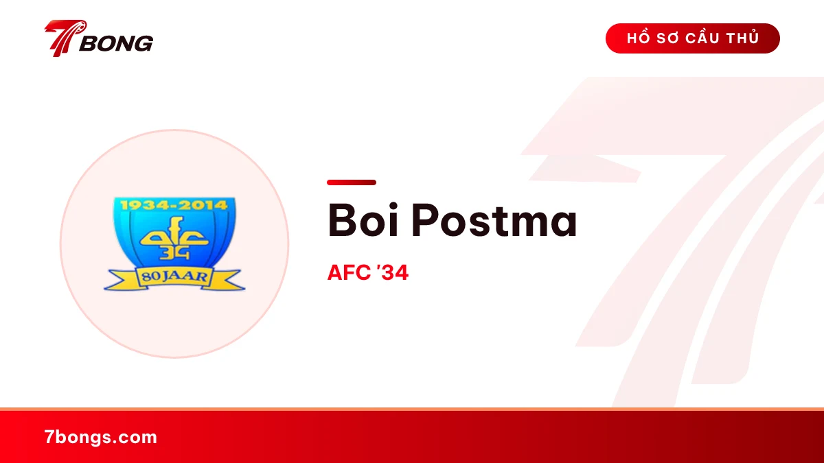 Boi Postma — AFC '34