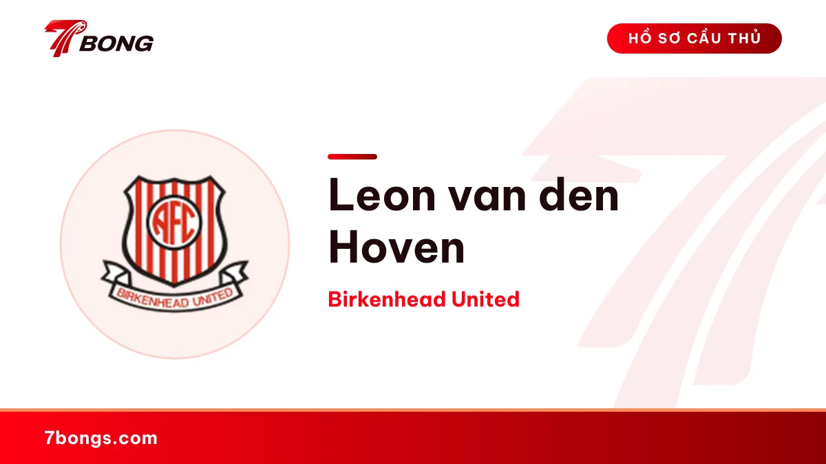 Leon van den Hoven — Birkenhead United