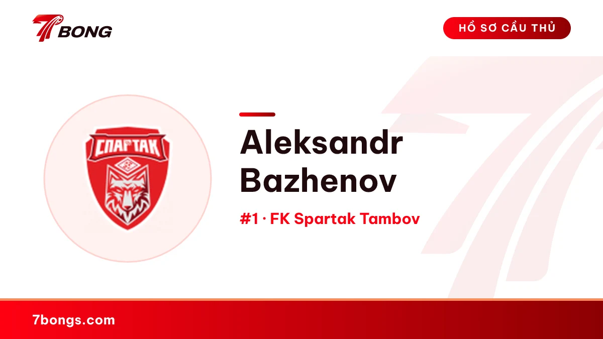 Aleksandr Bazhenov — FK Spartak Tambov