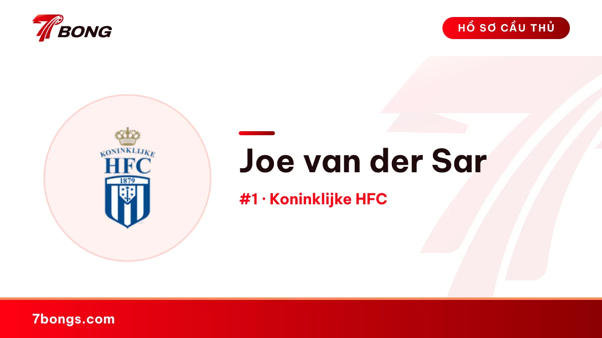 Joe van der Sar — Koninklijke HFC