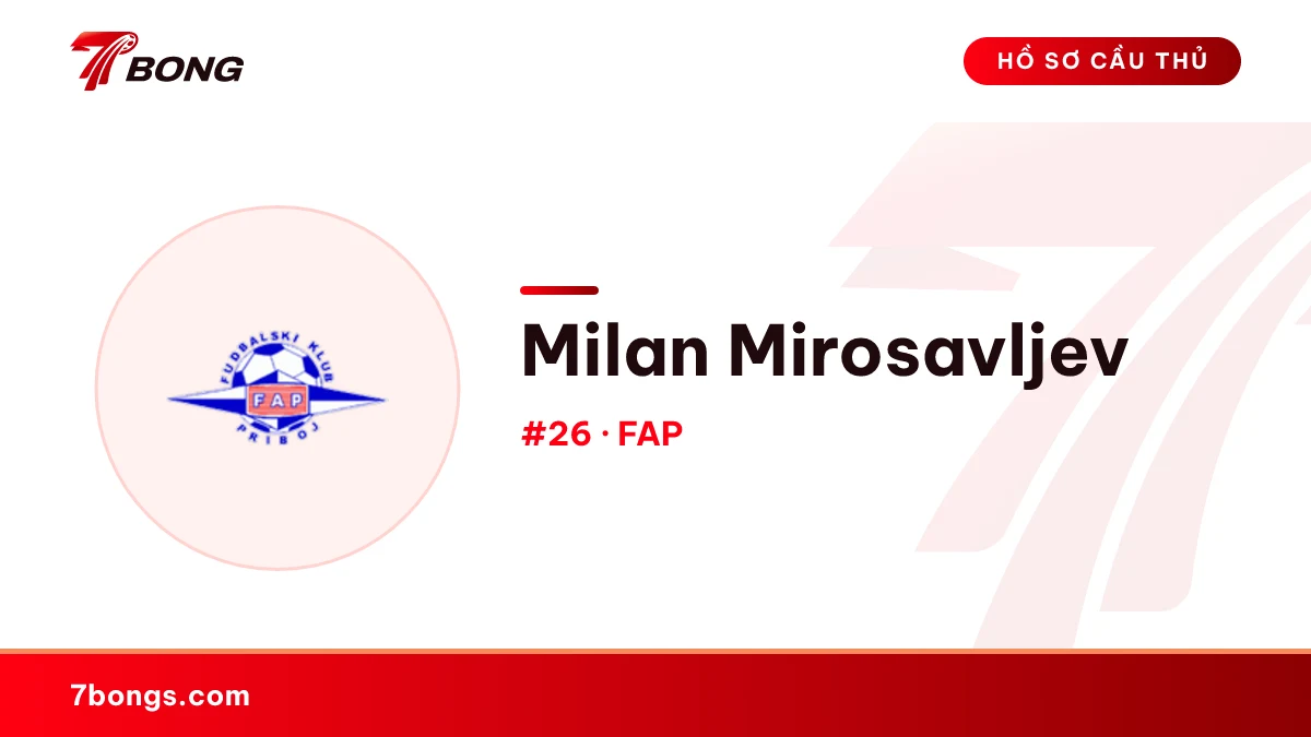 Milan Mirosavljev — FAP