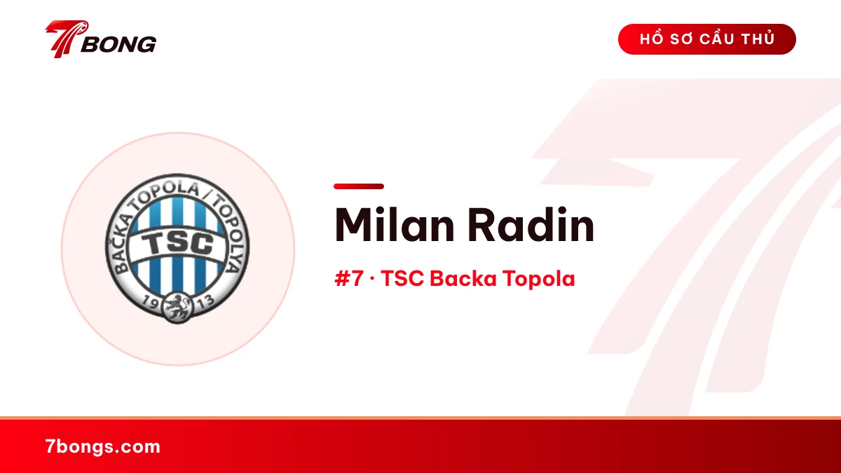 Milan Radin — TSC Backa Topola