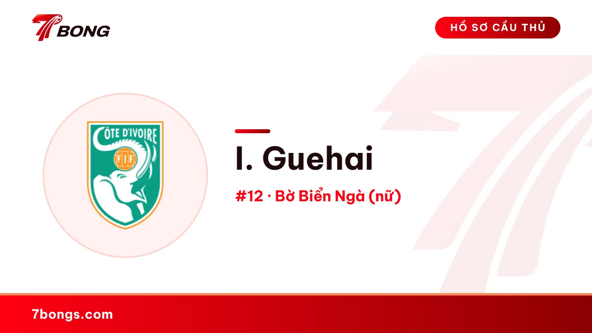 I. Guehai — Bờ Biển Ngà (nữ)