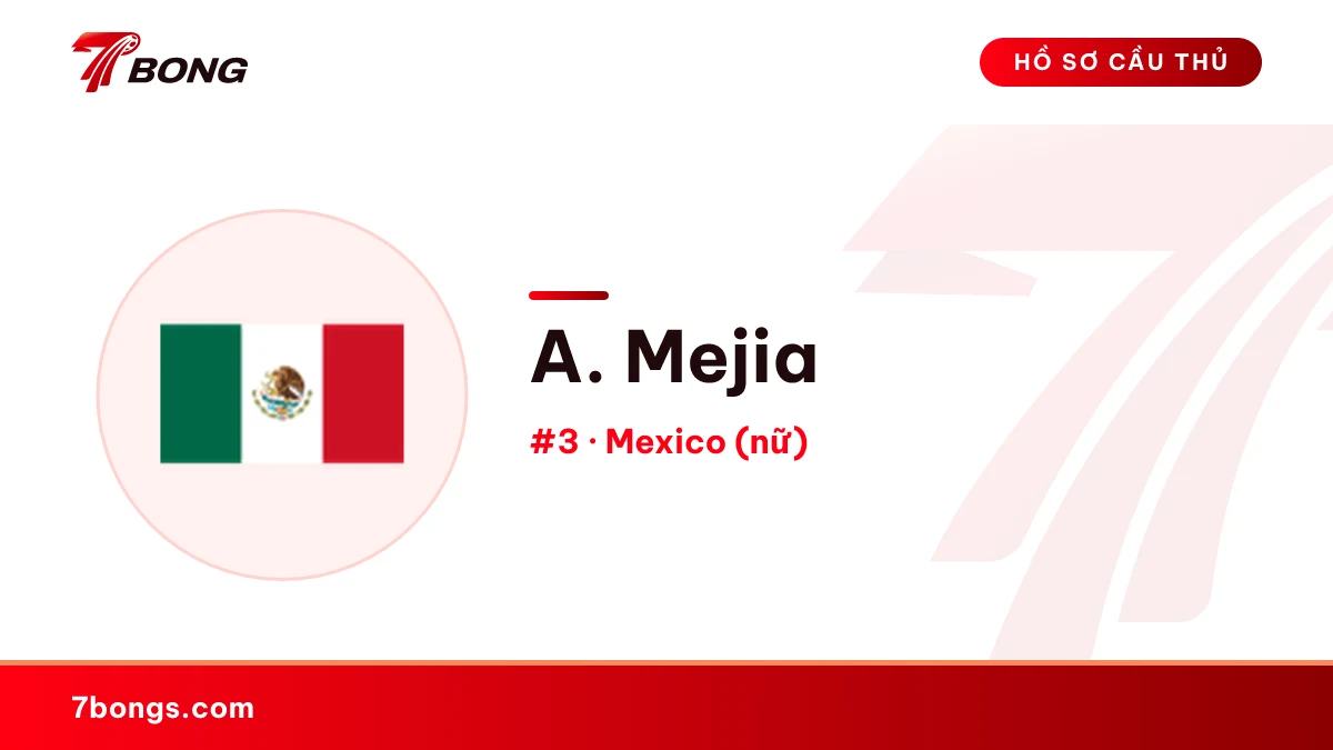A. Mejia — Mexico (nữ)