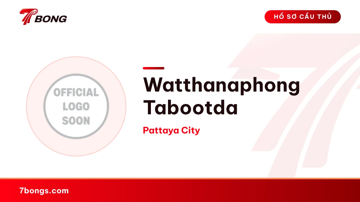 Watthanaphong Tabootda — Pattaya City
