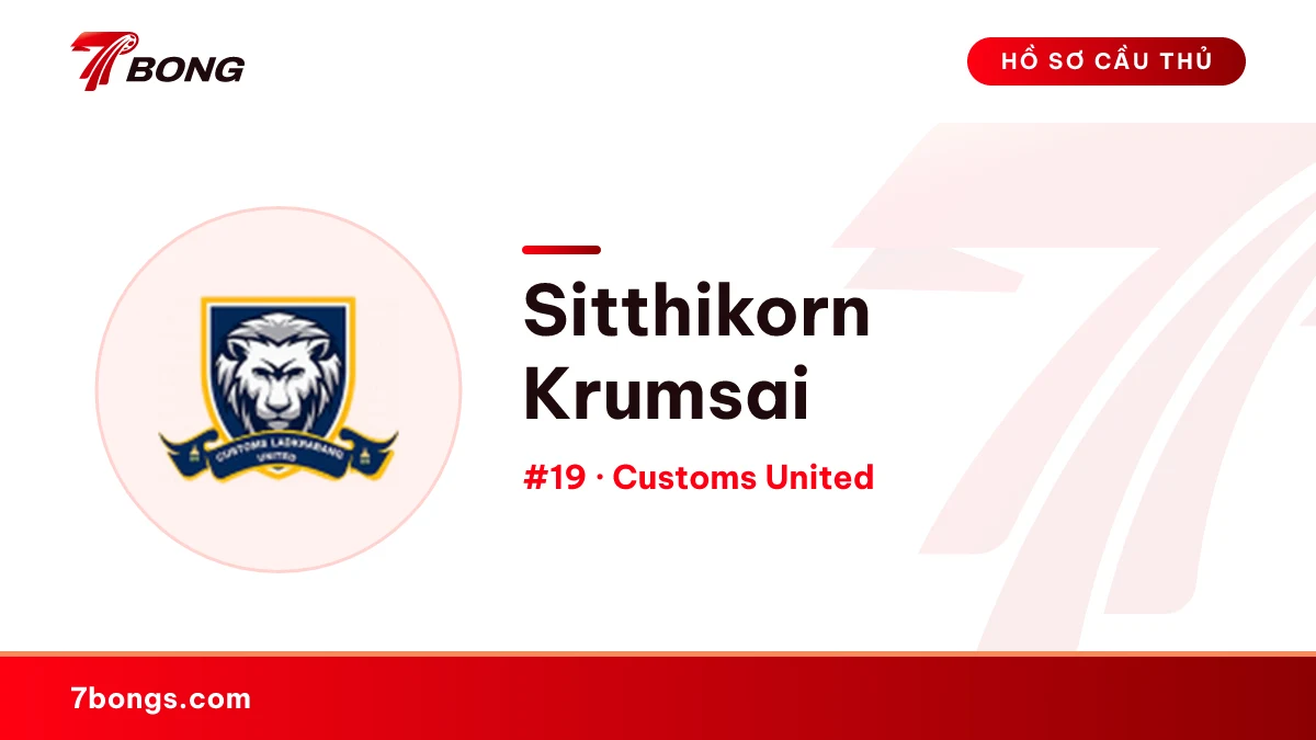 Sitthikorn Krumsai — Customs United