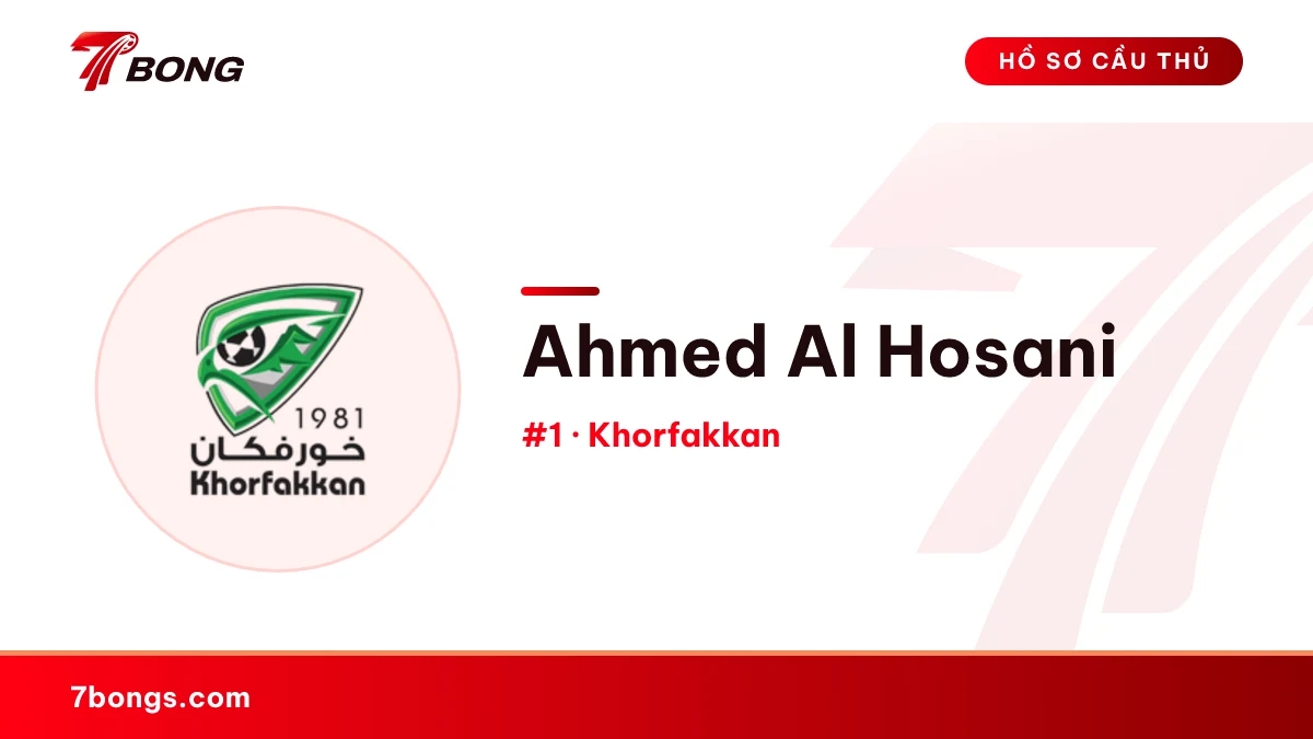 Ahmed Al Hosani — Khorfakkan