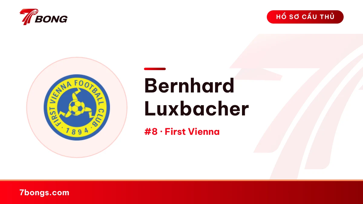 Bernhard Luxbacher — First Vienna