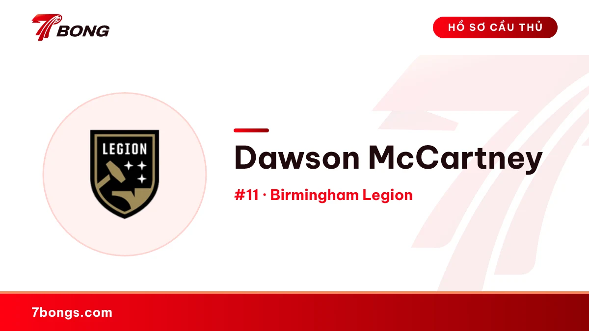 Dawson McCartney — Birmingham Legion