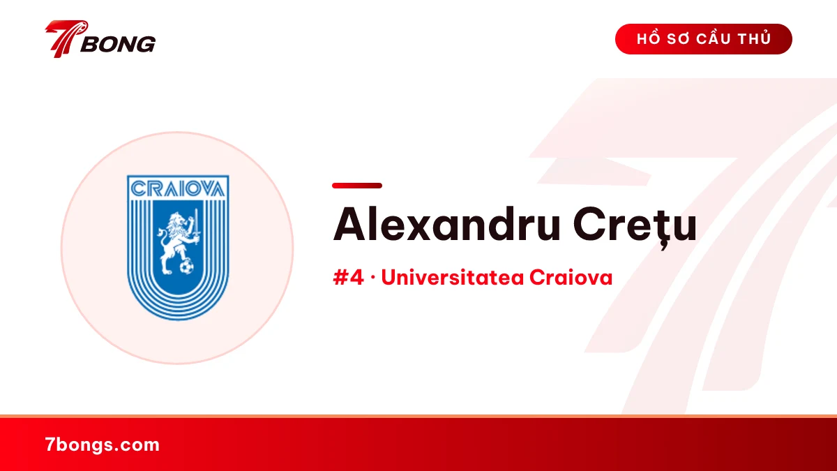 Alexandru Crețu — Universitatea Craiova