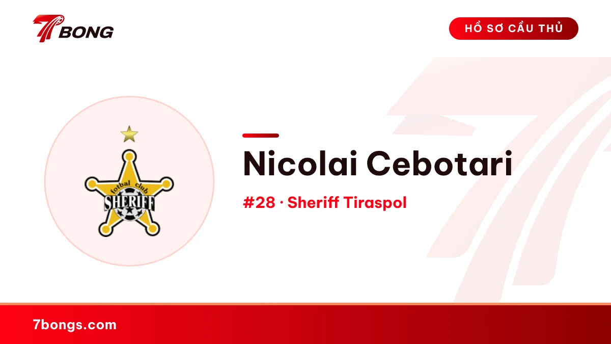 Nicolai Cebotari — Sheriff Tiraspol