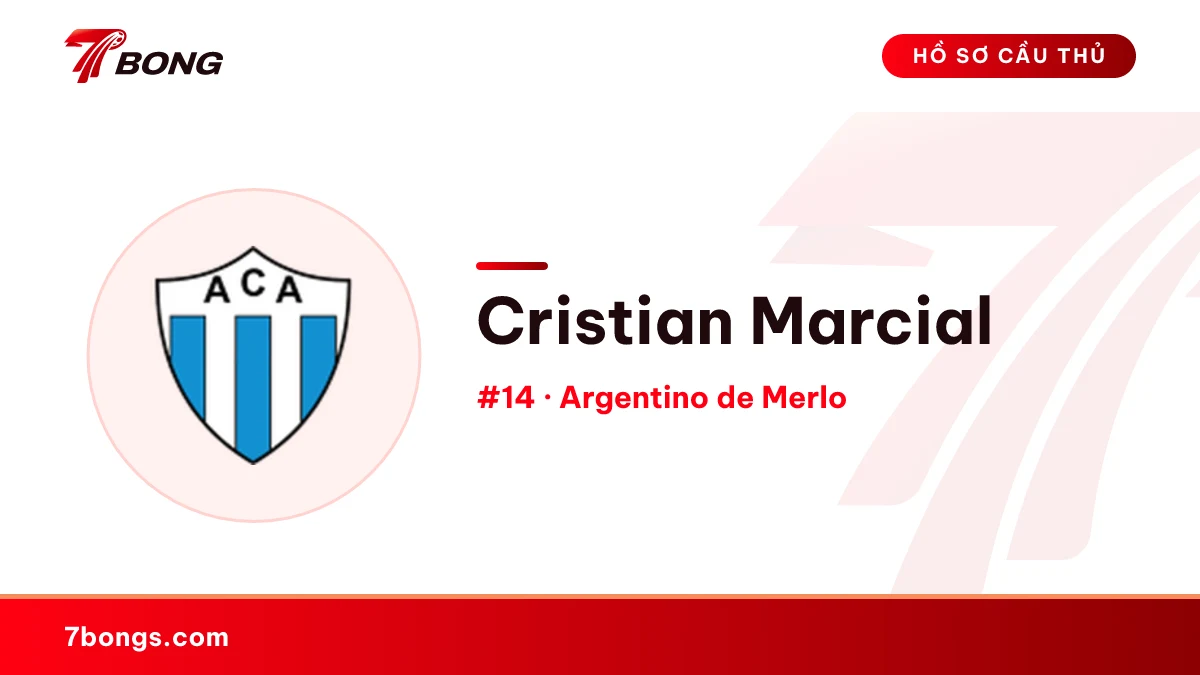 Cristian Marcial — Argentino de Merlo