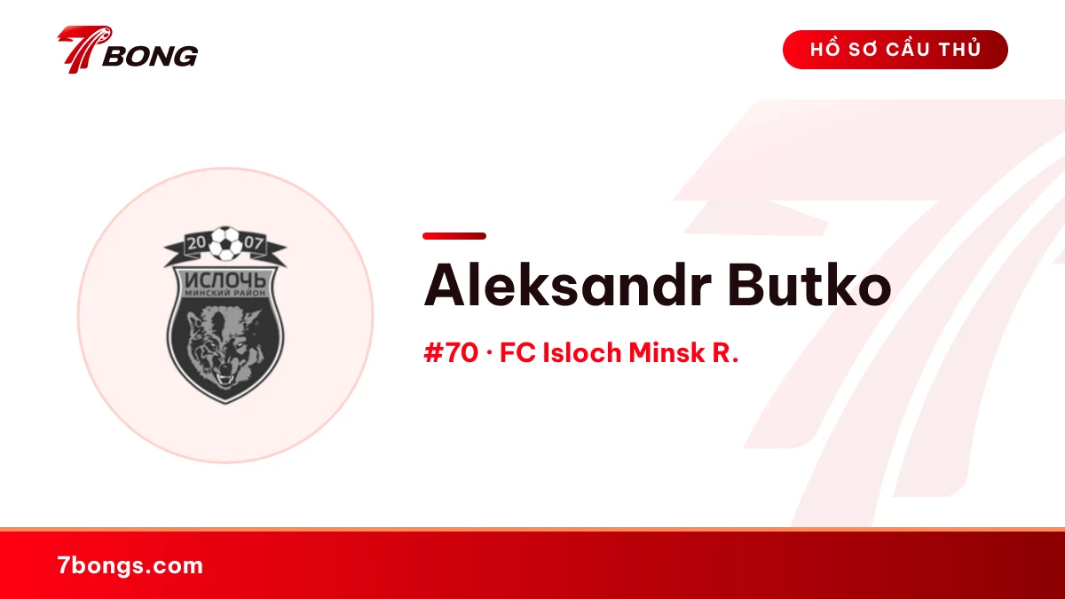 Aleksandr Butko — FC Isloch Minsk R.