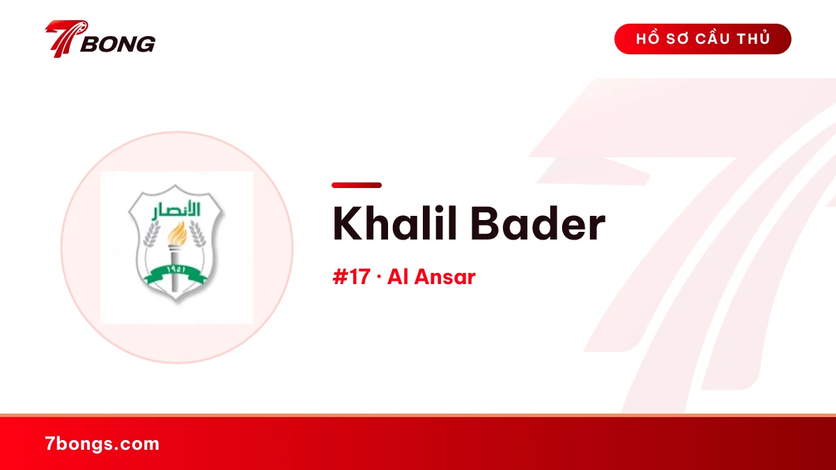 Khalil Bader — Al Ansar