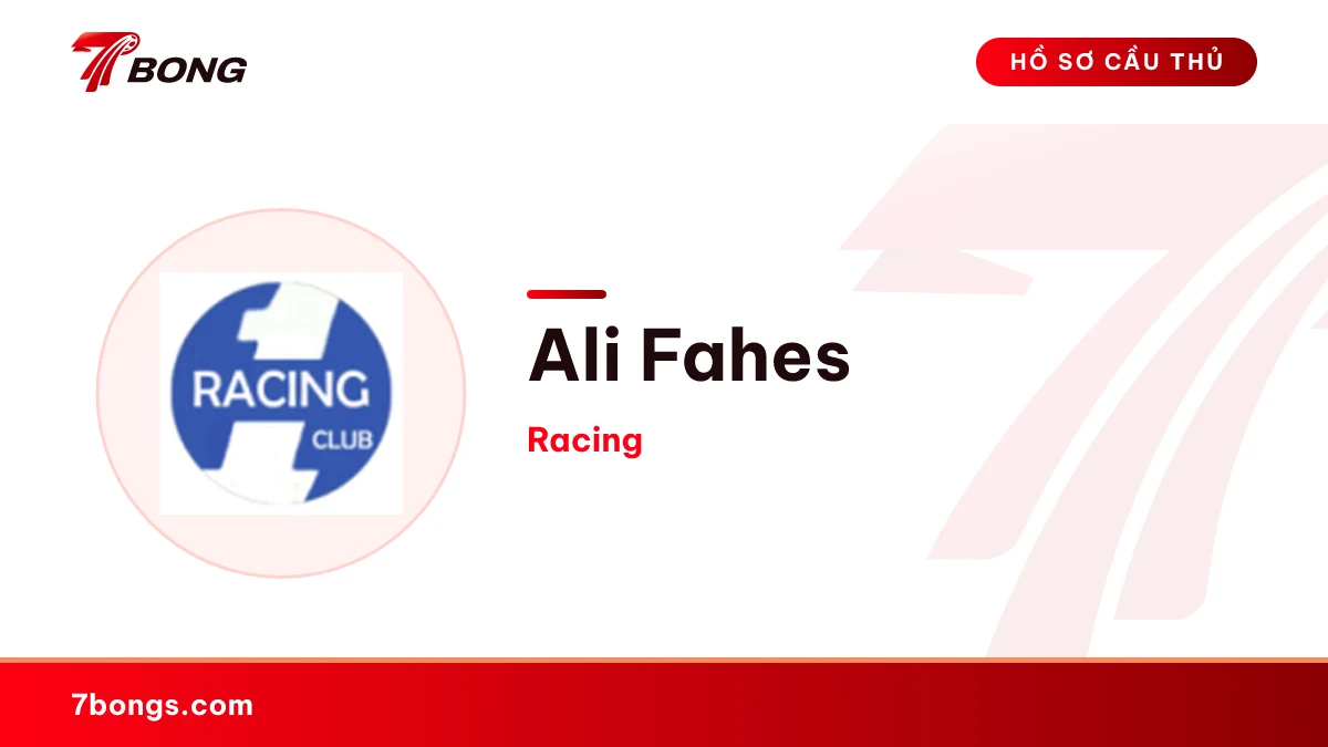 Ali Fahes — Racing