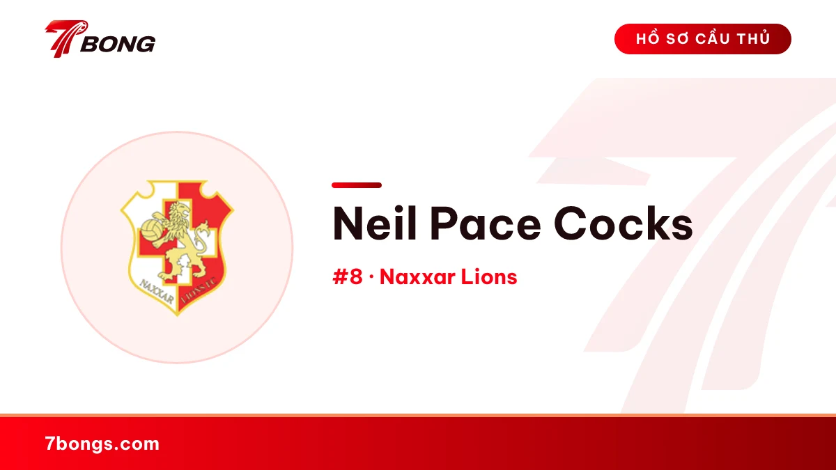 Neil Pace Cocks — Naxxar Lions