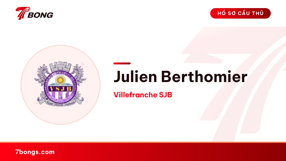 Julien Berthomier — Villefranche SJB