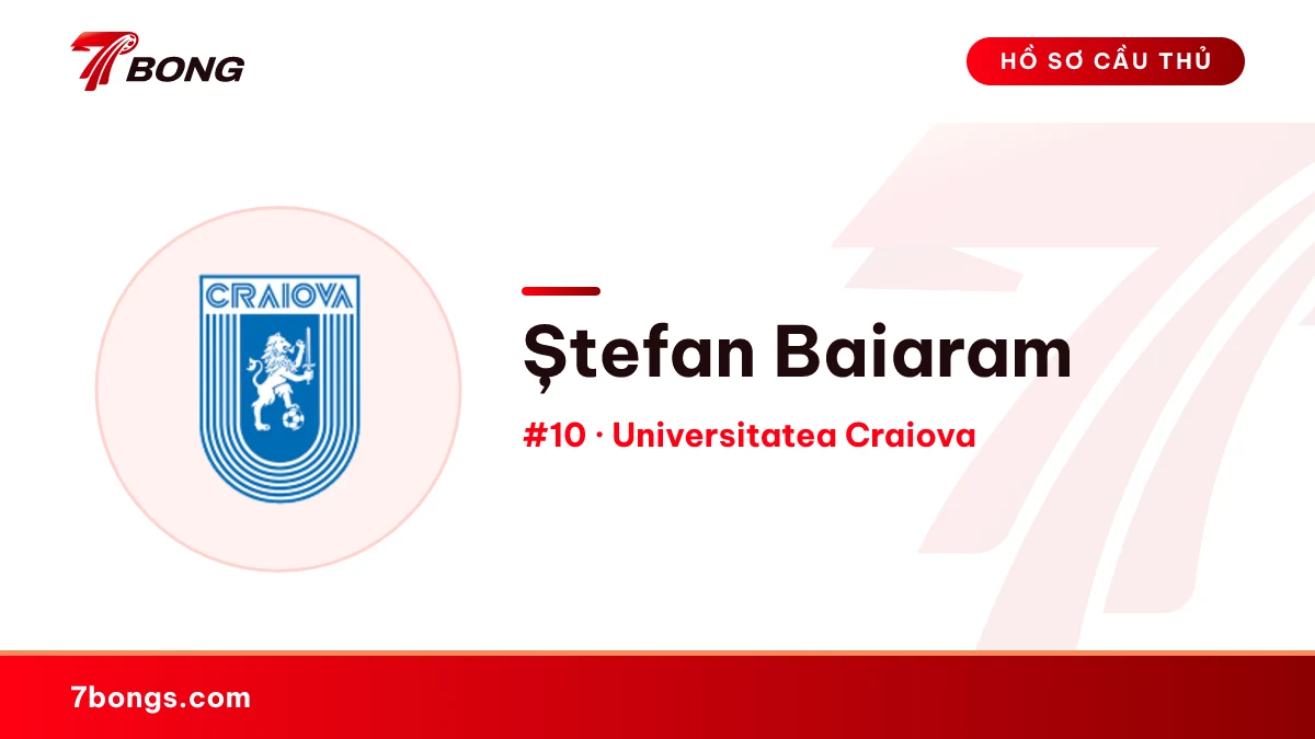 Ștefan Baiaram — Universitatea Craiova