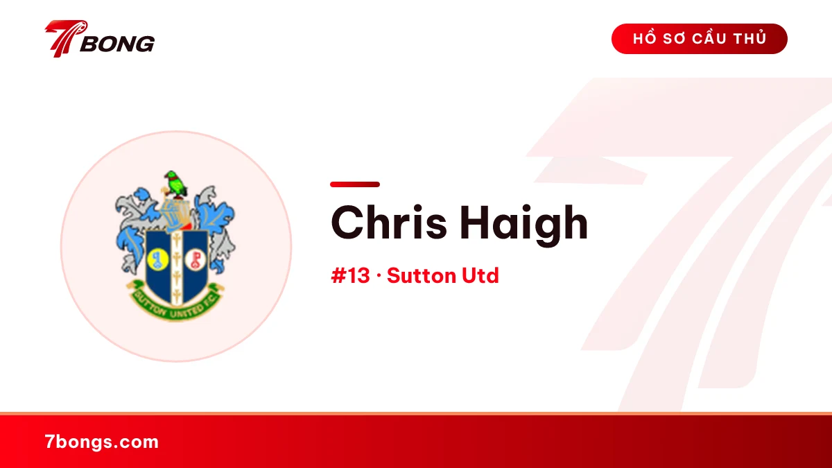 Chris Haigh — Sutton Utd
