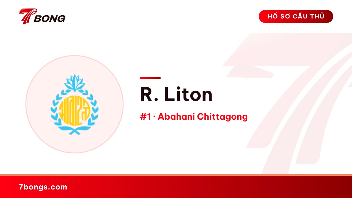 R. Liton — Abahani Chittagong