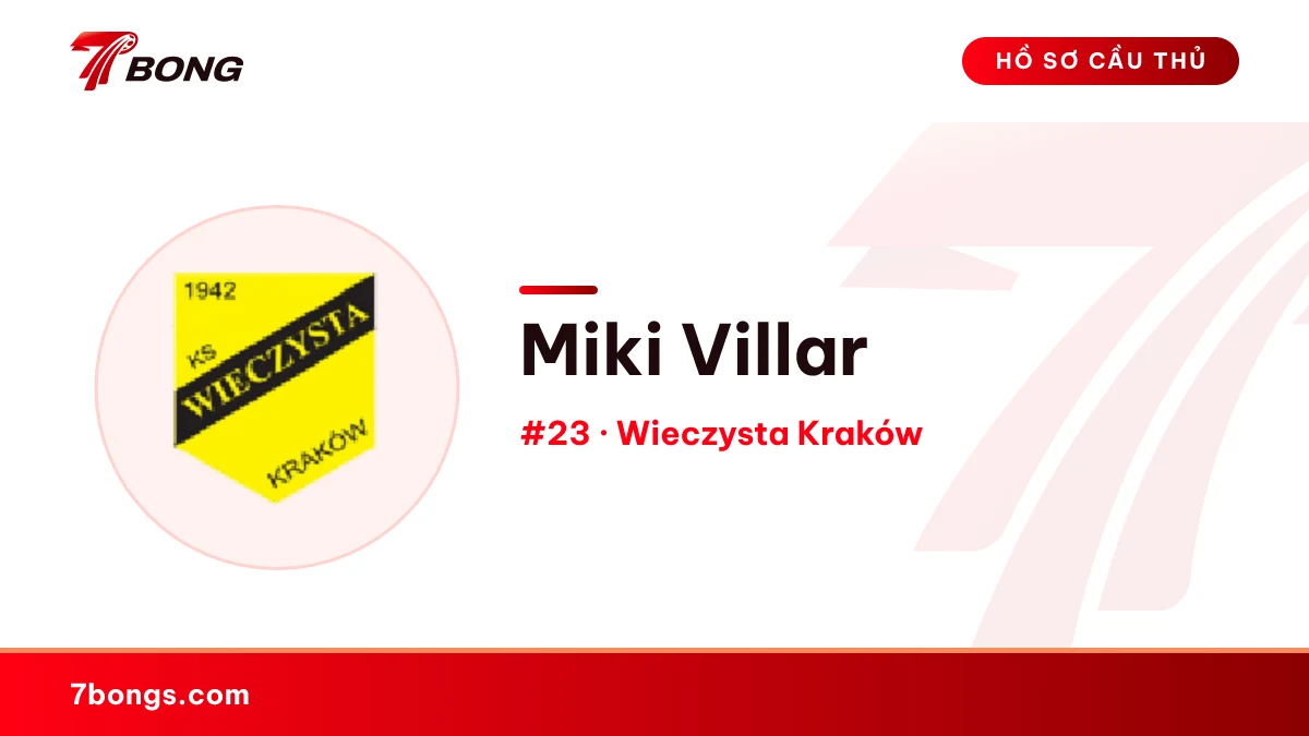 Miki Villar — Wieczysta Kraków