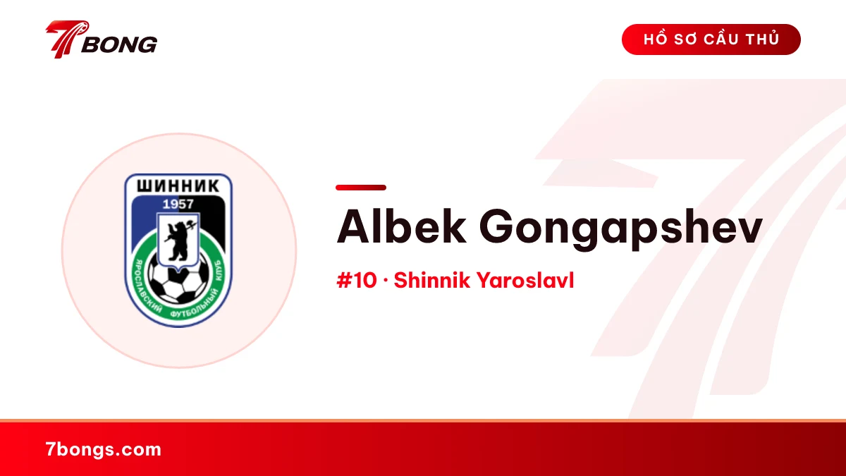 Albek Gongapshev — Shinnik Yaroslavl