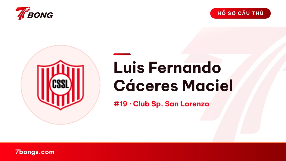 Luis Fernando Cáceres Maciel — Club Sp. San Lorenzo