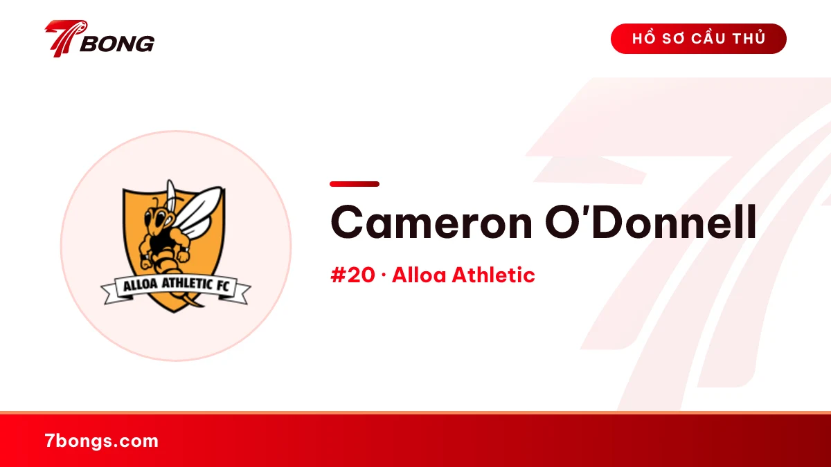 Cameron O'Donnell — Alloa Athletic