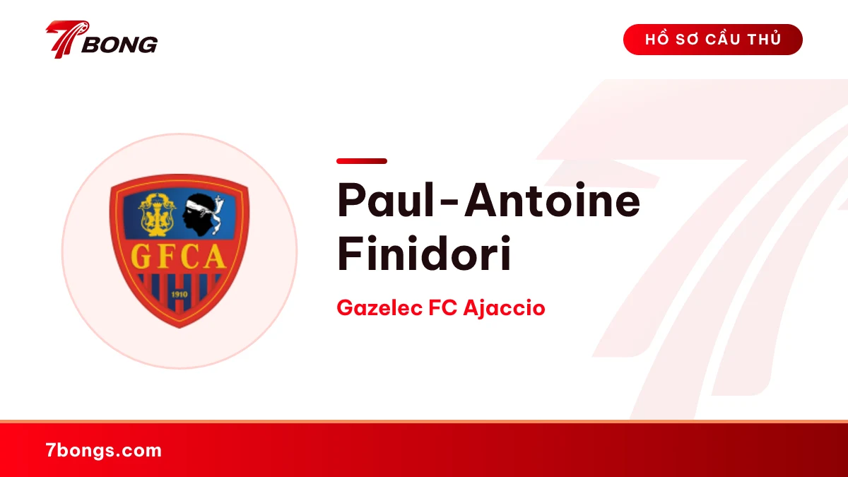 Paul-Antoine Finidori — Gazelec FC Ajaccio