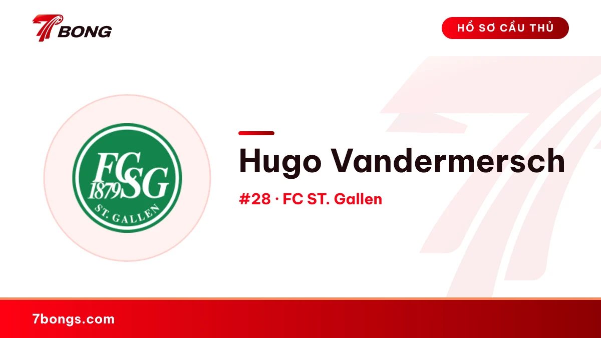 Hugo Vandermersch — FC ST. Gallen