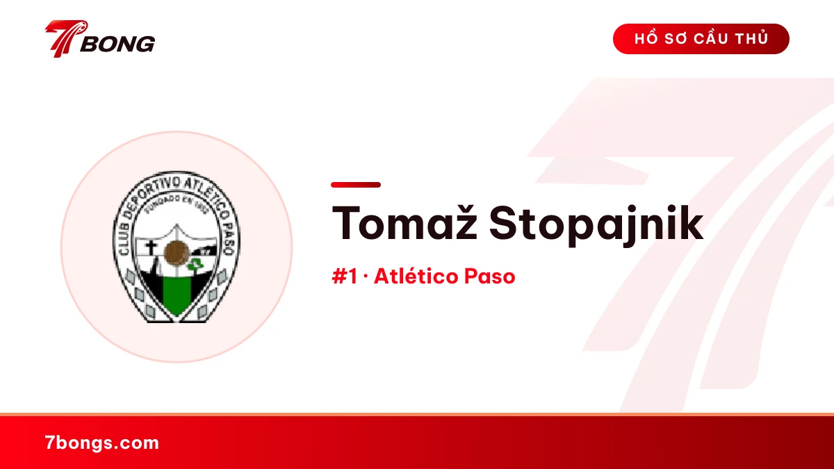 Tomaž Stopajnik — Atlético Paso
