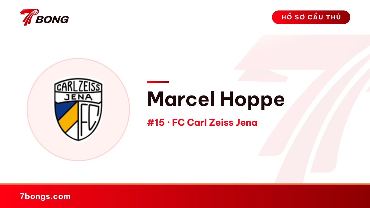 Marcel Hoppe — FC Carl Zeiss Jena
