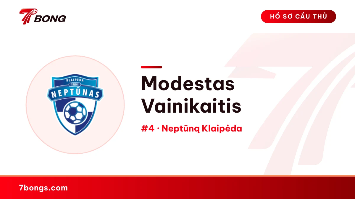 Modestas Vainikaitis — Neptūną Klaipėda