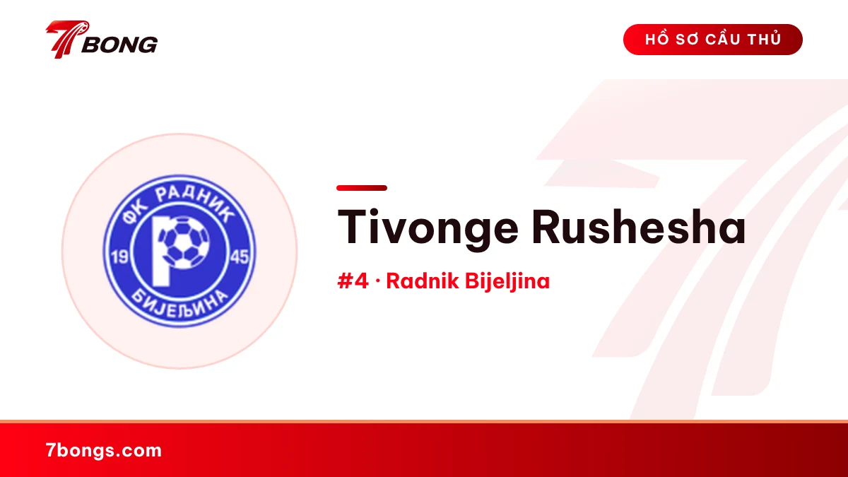 Tivonge Rushesha — Radnik Bijeljina