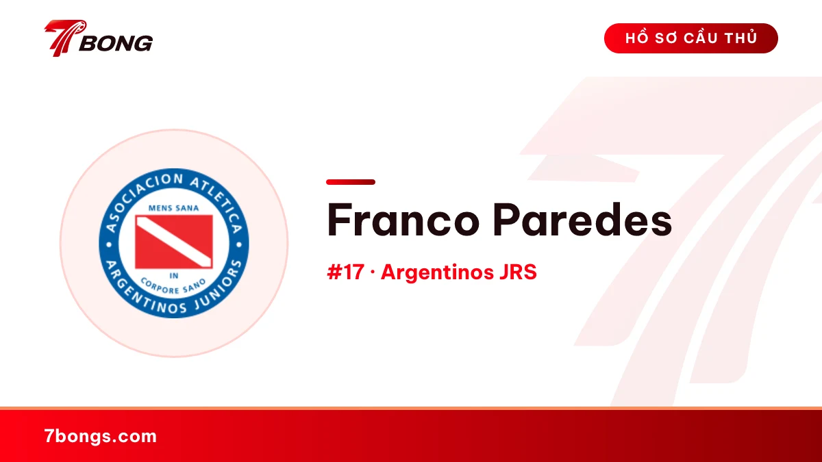 Franco Paredes — Argentinos JRS