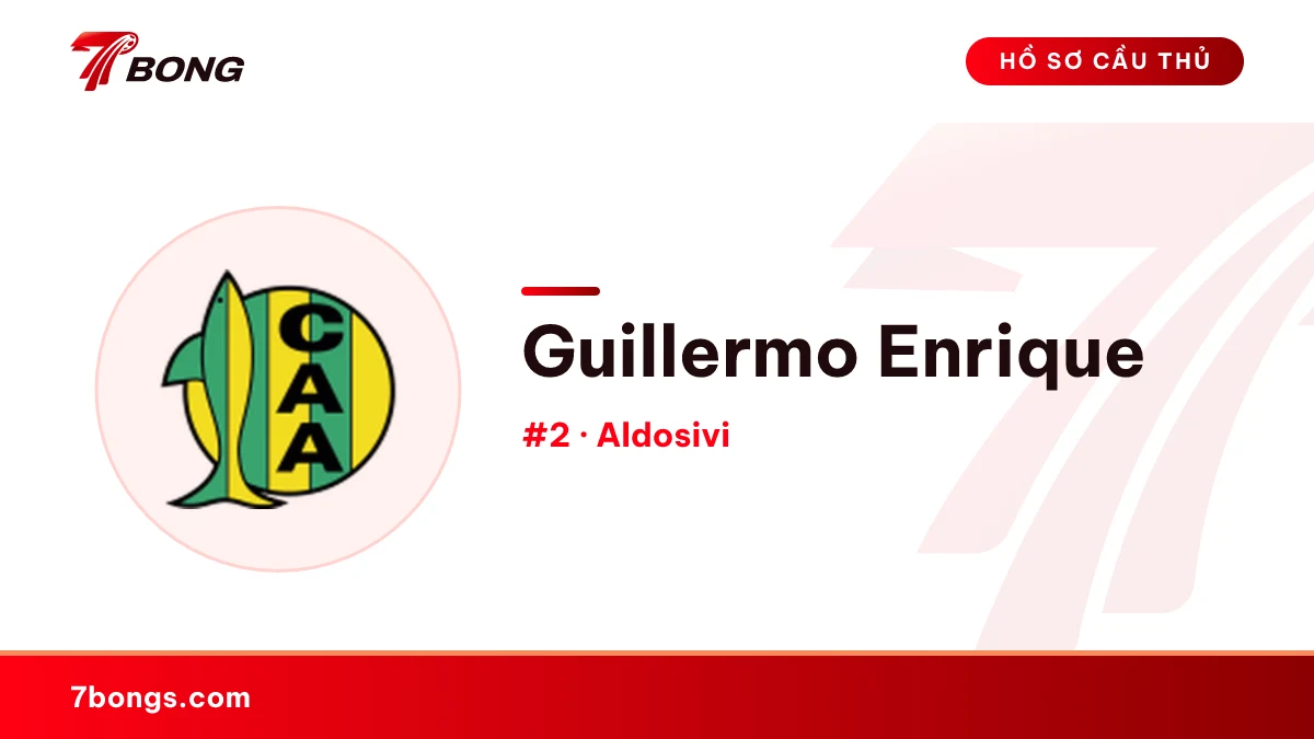 Guillermo Enrique — Aldosivi