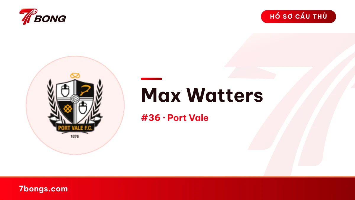 Max Watters — Port Vale