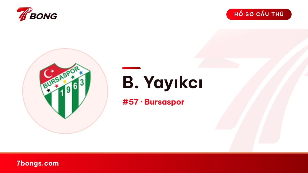 B. Yayıkcı — Bursaspor