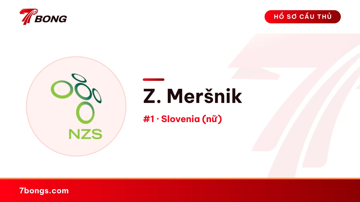 Z. Meršnik — Slovenia (nữ)
